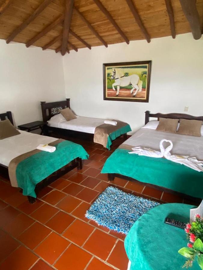 Hotel Campestre La Loma Curiti Bagian luar foto